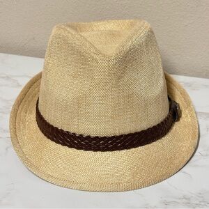Men’s DPG 1921 Tan Fedora Hat size Medium